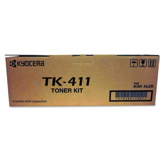 Picture of TK411 Toner, 15,000 Page-Yield, Black