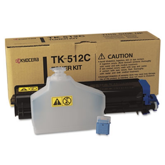 Picture of TK512C Toner, 8,000 Page-Yield, Cyan