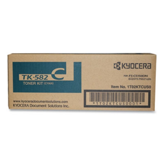 Picture of TK582C High-Yield Toner, 2,800 Page-Yield, Cyan