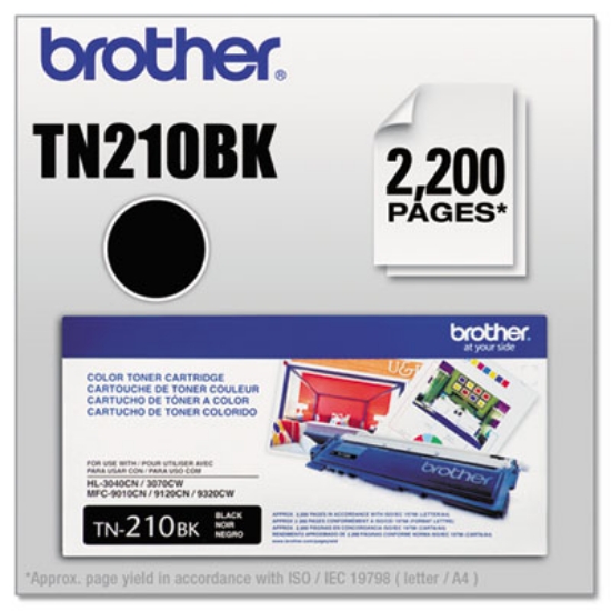 Picture of TN210BK Toner, 2,200 Page-Yield, Black