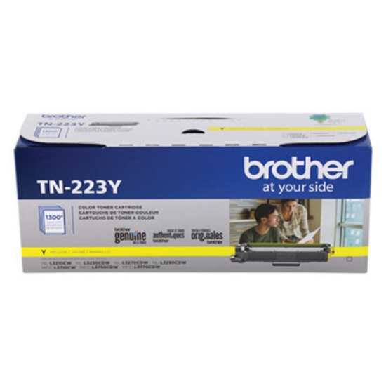 Picture of TN223Y Toner, 1,300 Page-Yield, Yellow