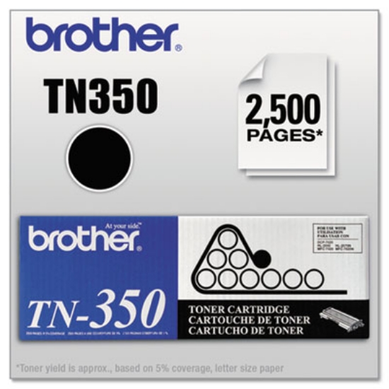 Picture of TN350 Toner, 2,500 Page-Yield, Black