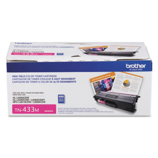 Picture of TN433M High-Yield Toner, 4,000 Page-Yield, Magenta