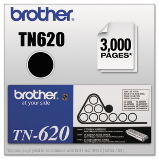 Picture of TN620 Toner, 3,000 Page-Yield, Black