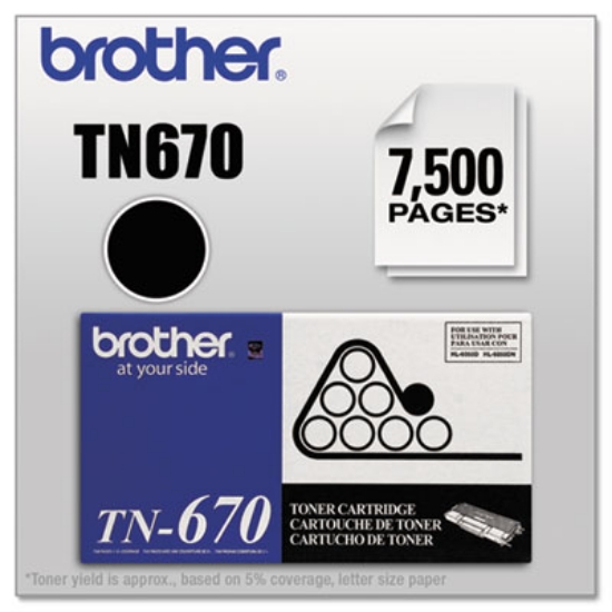 Picture of TN670 High-Yield Toner, 7,500 Page-Yield, Black