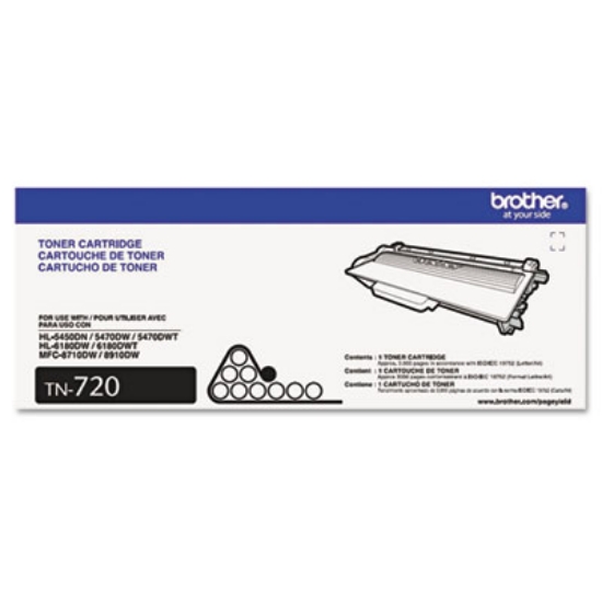 Picture of TN720 Toner, 3,000 Page-Yield, Black