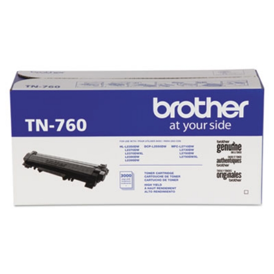 Picture of TN760 High-Yield Toner, 3,000 Page-Yield, Black