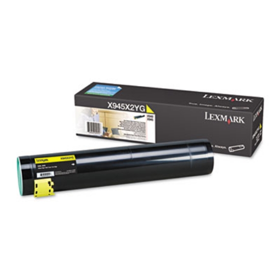 Picture of X945X2YG High-Yield Toner, 22,000 Page-Yield, Yellow