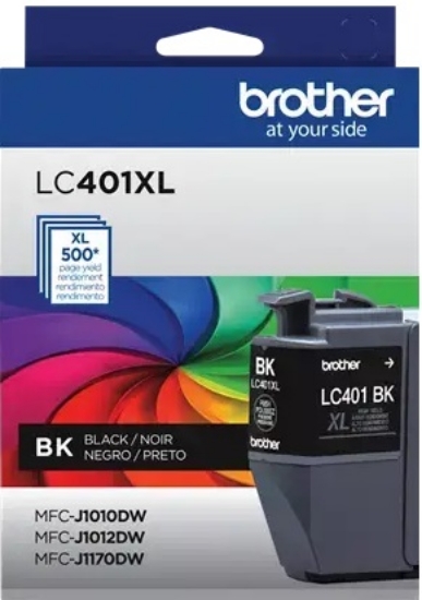 Picture of Brother LC401XLBK - High Yield - black- ink cartridge