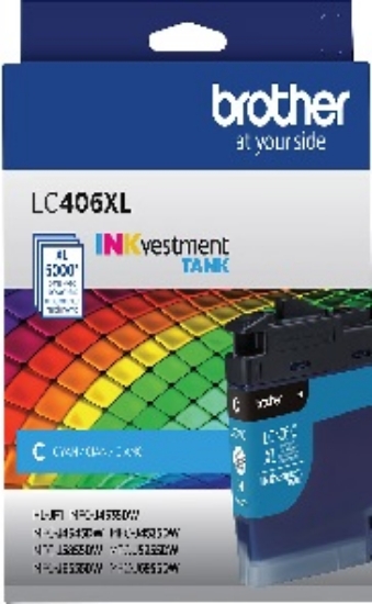 Picture of Brother LC406XLC - High Yield - cyan - original - ink cartridge