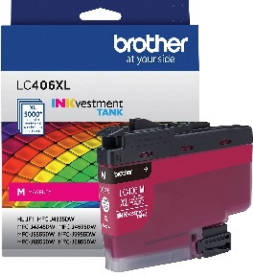 Picture of Brother LC406XL Magenta High Yield Ink Cartridge
