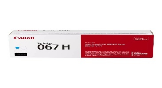 Picture of Canon 067 H Cyan High Yield Toner Cartridge (5105C001)