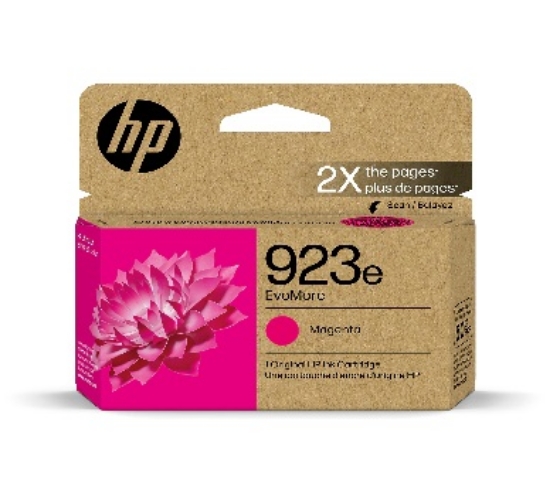 Picture of HP 923e EvoMore Magenta High Yield Ink Cartridge, Print Up to 800 Pages (4K0T5LN)