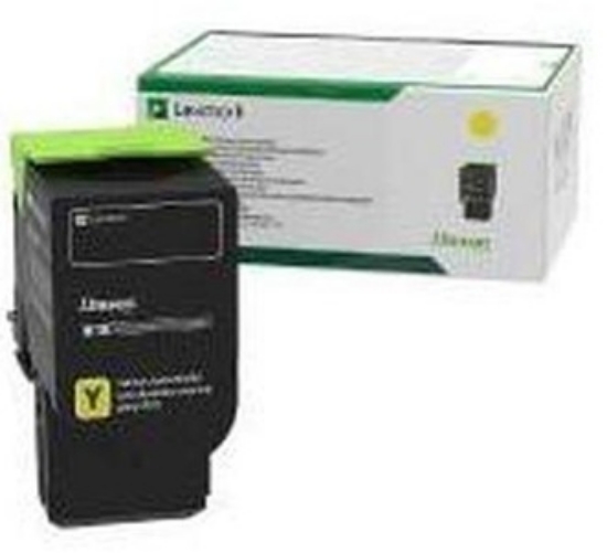 Picture of Lexmark 78C1XY0 Yellow Return Program Toner Cartridge For use in CS/CX421,52x,62x Estimated yield 5K