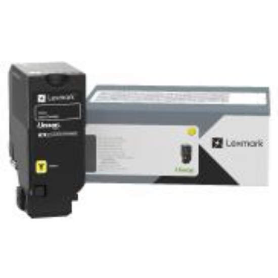 Picture of Genuine Lexmark 71C0X40 Yellow Extra High Yield Toner Cartridge