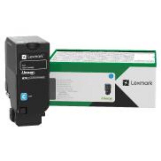 Picture of Genuine Lexmark 71C1HC0 Cyan High Yield Return Program Toner Cartridge