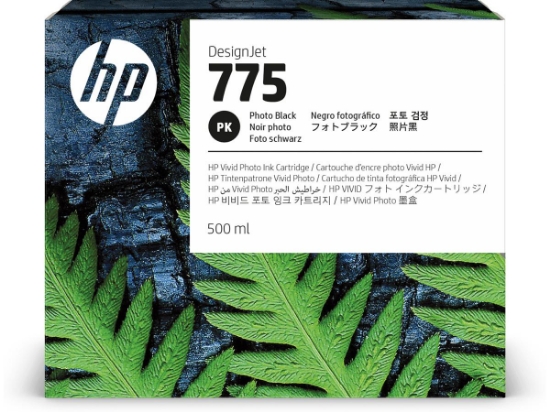 Picture of Genuine HP 1XB21A 500L Photo Black DesignJet Standard Yield Ink Cartridge 
