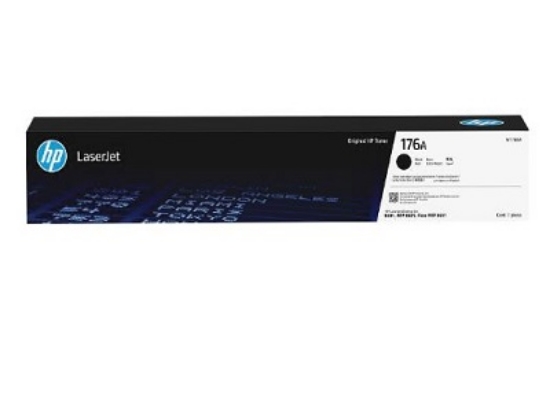 Picture of Genuine HP W1760A 176A Black Standard Yield Toner Cartridge
