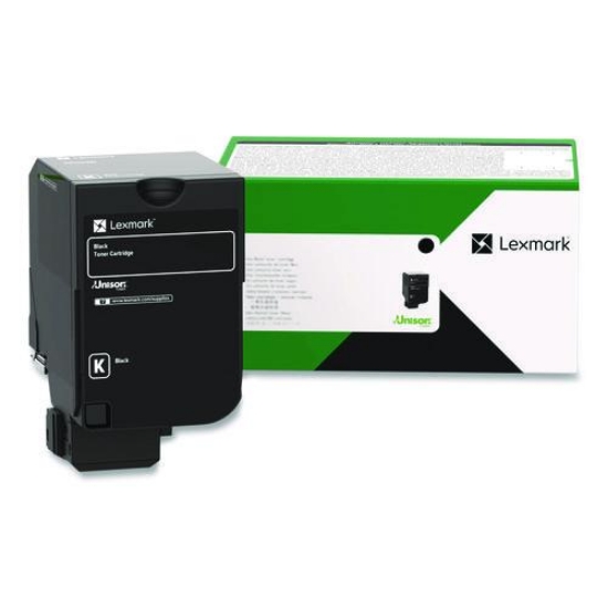 Picture of Genuine Lexmark 71C00KG Black Standard Yield Return Program Toner Cartridge