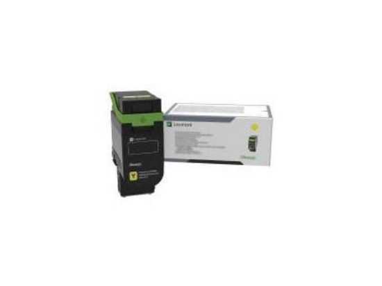 Picture of Genuine Lexmark 75M0H40 Yellow High Yield Toner Cartridge