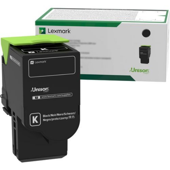 Picture of Genuine Lexmark 78C0XKG Black Extra High Yield TAA Return Program Toner Cartridge