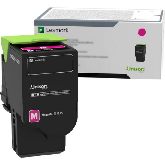Picture of Genuine Lexmark 78C0XMG Magenta Extra High Yield TAA Return Program Toner Cartridge