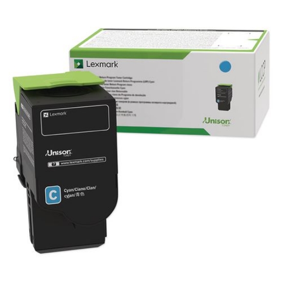 Picture of Genuine Lexmark 78C1XCE Cyan Extra High Yield  Corporate Toner Cartridge