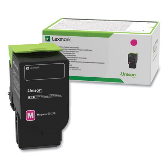 Picture of Genuine Lexmark 78C1XME Magenta Extra High Yield  Corporate Toner Cartridge