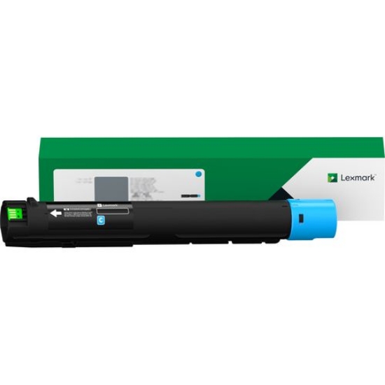 Picture of Genuine Lexmark 85D0HC0 Cyan High Yield Toner Cartridge