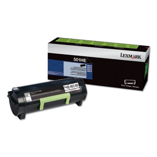Picture of Genuine Lexmark 50F1H0E Black High Yield UNISON CONTRACT Toner Cartridge