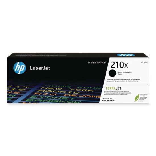 Picture of Genuine HP 210X, W2100X Cyan Original LaserJet Toner Cartridge
