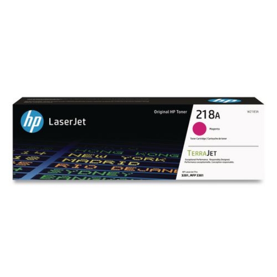 Picture of Genuine HP 218A, W2183A Magenta  Original LaserJet Toner Cartridge