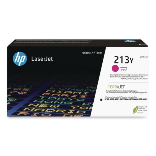Picture of Genuine HP 213Y, W2133Y Magenta Extra High Yield LaserJet Toner Cartridge